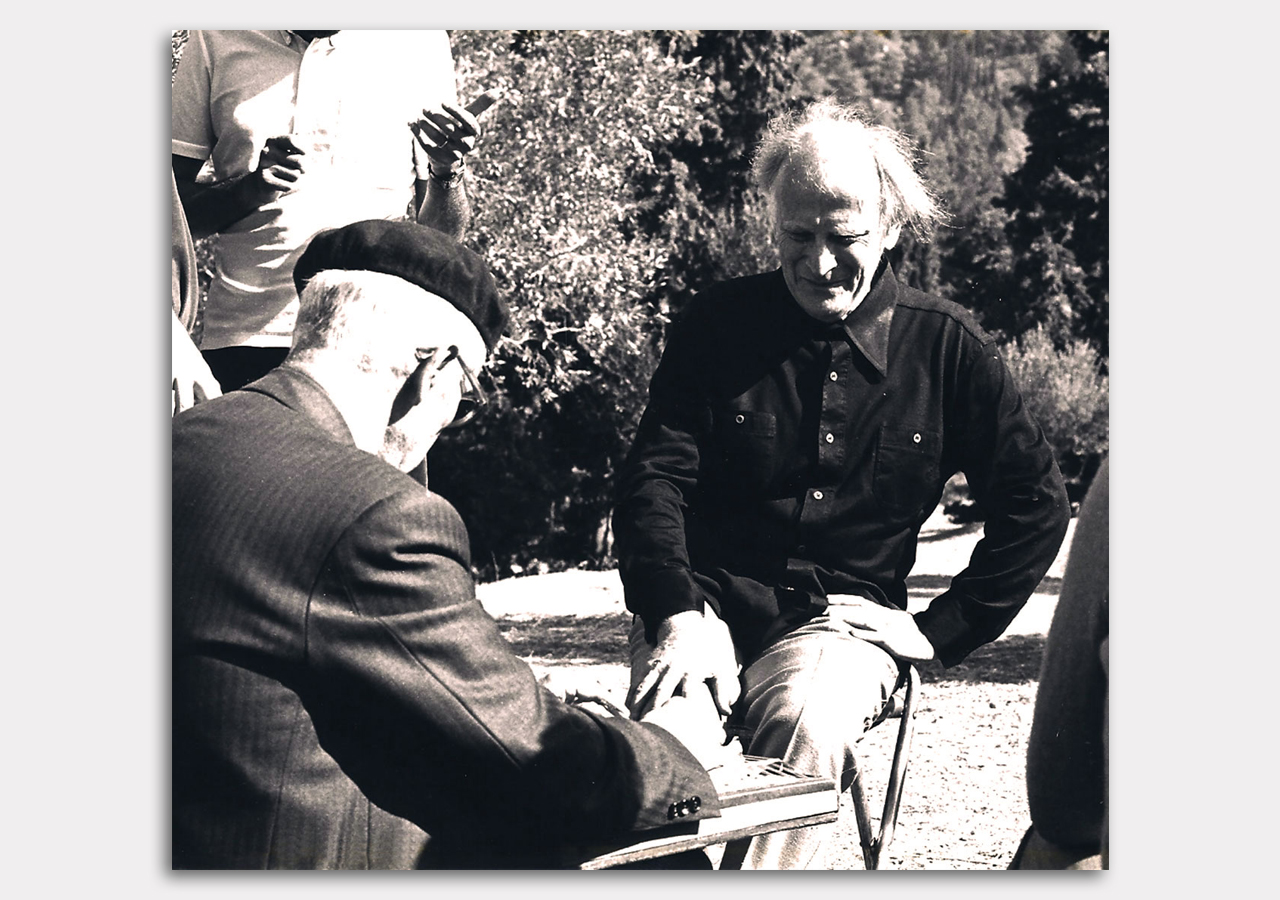 From the shoot of the French TV show “Le Grand Échiquier”, Athens, 1977