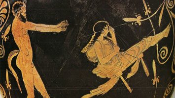 Μέσα στην κούνια κάθεται